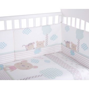 Σετ κλινοσκεπασμάτων 2 τεμαχίων Ευρωπαϊκού Στυλ 70/140 Fantasia  - Kikka Boo