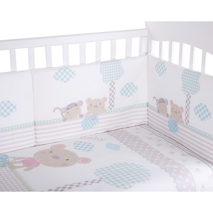 Σετ κλινοσκεπασμάτων 2 τεμαχίων Ευρωπαϊκού Στυλ 70/140 Fantasia - Kikka Boo Σετ κλινοσκεπασμάτων 2 τεμαχίων Ευρωπαϊκού Στυλ 70/140 Fantasia - Kikka Boo