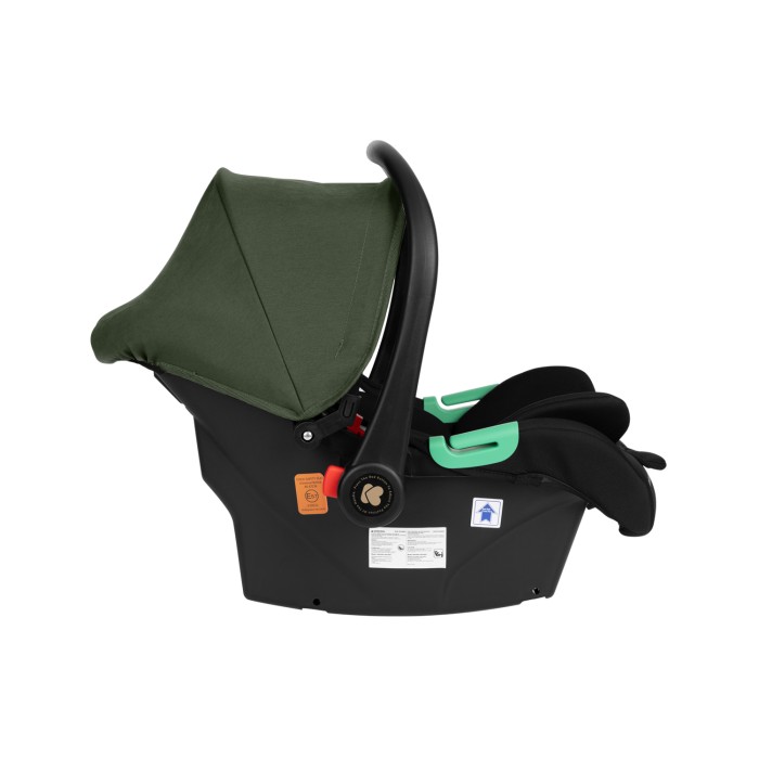Καρότσι 3σε1 με πλαστικό πορτ-μπεμπέ Irene Χακί Πράσινο 2024 - Kikka Boo