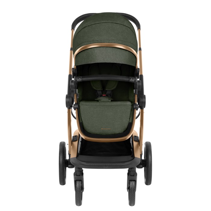 Καρότσι 3σε1 με πλαστικό πορτ-μπεμπέ Irene Χακί Πράσινο 2024 - Kikka Boo