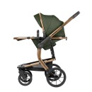 Καρότσι 3σε1 με πλαστικό πορτ-μπεμπέ Irene Χακί Πράσινο 2024 - Kikka Boo