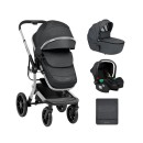 Καρότσι 3σε1 με πλαστικό πορτ-μπεμπέ Irene Σκούρο Γκρι 2024 - Kikka Boo Καρότσι 3σε1 με πλαστικό πορτ-μπεμπέ Irene Σκούρο Γκρι 2024 - Kikka Boo