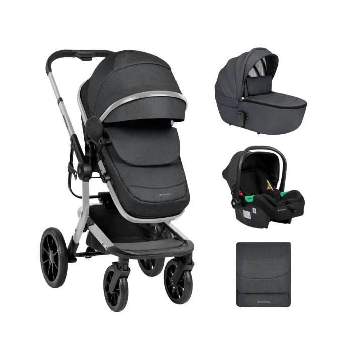 Καρότσι 3σε1 με πλαστικό πορτ-μπεμπέ Irene Σκούρο Γκρι 2024 - Kikka Boo Καρότσι 3σε1 με πλαστικό πορτ-μπεμπέ Irene Σκούρο Γκρι 2024 - Kikka Boo