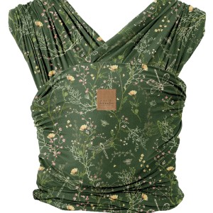 Μάρσιπος Sling Isla Secret Garden Deep Green Kikka Boo Μάρσιπος Sling Isla Secret Garden Deep Green Kikka Boo