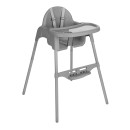 Καρεκλάκι φαγητού 2σε1 Jammy Γκρι - Kikka Boo Καρεκλάκι φαγητού 2σε1 Jammy Γκρι - Kikka Boo