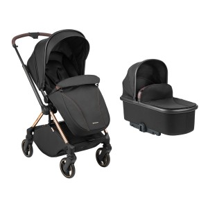 Καρότσι 2σε1 με πορτ-μπεμπέ Lanah Μαύρο - Kikka Boo