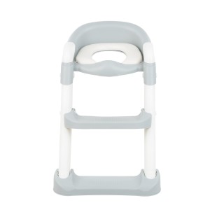 Kikka Boo Παιδικό Κάθισμα Τουαλέτας Lea Mε Εύκαμπτη Επιφάνεια Χερούλια Kαι Σκαλοπάτι Γκρι Kikka Boo Παιδικό Κάθισμα Τουαλέτας Lea Mε Εύκαμπτη Επιφάνεια Χερούλια Kαι Σκαλοπάτι Γκρι