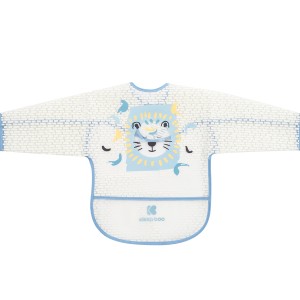 Αδιάβροχη Σαλιάρα Mε Μανίκια Arty Blue Kikka Boo