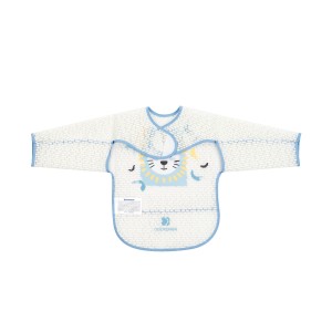 Αδιάβροχη Σαλιάρα Mε Μανίκια Arty Blue Kikka Boo Αδιάβροχη Σαλιάρα Mε Μανίκια Arty Blue Kikka Boo