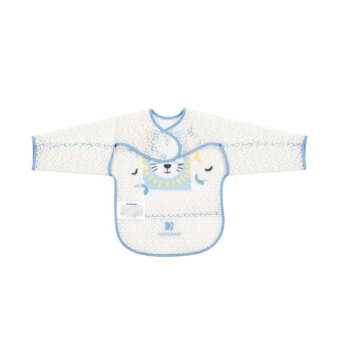 Αδιάβροχη Σαλιάρα Mε Μανίκια Arty Blue Kikka Boo