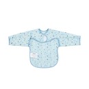 Αδιάβροχη Σαλιάρα Mε Μανίκια Καλλιτεχνικό Μπλε Μοτίβο Kikka Boo