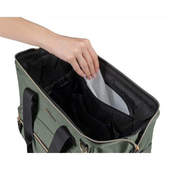 Τσάντα μαμάς Maxi Χακί 2025 - Kikka Boo Τσάντα μαμάς Maxi Χακί 2025 - Kikka Boo