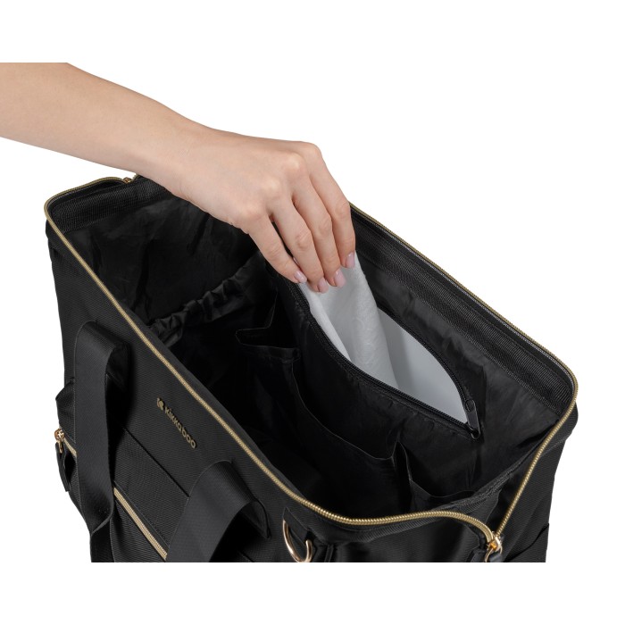 Τσάντα μαμάς Maxi Μαύρη 2025 - Kikka Boo Τσάντα μαμάς Maxi Μαύρη 2025 - Kikka Boo