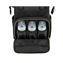 Τσάντα-Αλλαξιέρα Siena Black & Gold 2025