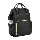 Τσάντα-Αλλαξιέρα Siena Black & Gold 2025