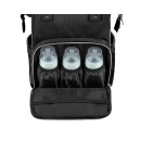 Τσάντα-Αλλαξιέρα Siena Black & Silver 2025