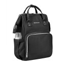 Τσάντα-Αλλαξιέρα Siena Black & Silver 2025