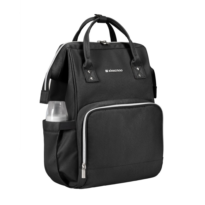 Τσάντα-Αλλαξιέρα Siena Black & Silver 2025