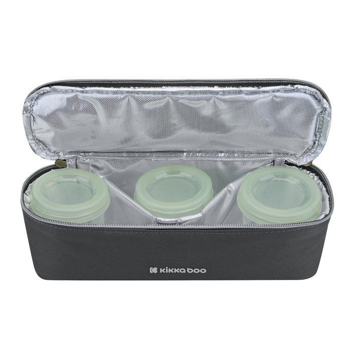 Τσάντα φαγητού Foody 28x10x8 εκ. Σκούρο Γκρι 2025 - Kikka Boo