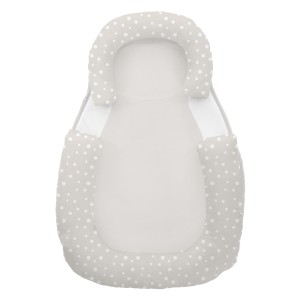 Μαξιλάρι Θέσης Ύπνου Σφηνάκι Memory anti-rollover Dots Beige Kikka Boo