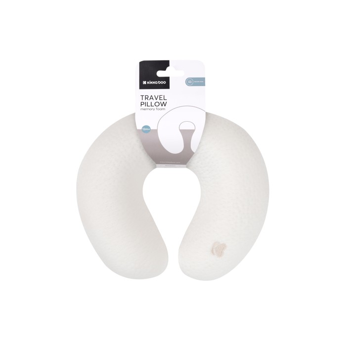 Μαξιλάρι Ταξιδιού Memory Foam Airknit White Kikka Boo Μαξιλάρι Ταξιδιού Memory Foam Airknit White Kikka Boo