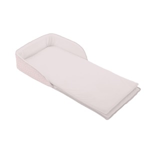 Φορητό κρεβατάκι μνήμης 2 σε 1 Confetti Ροζ - Kikka Boo