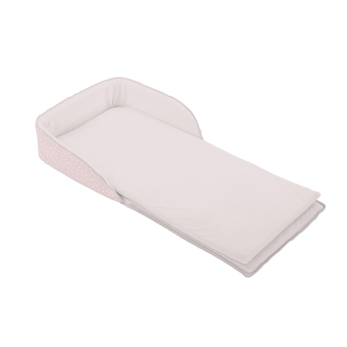 Φορητό κρεβατάκι μνήμης 2 σε 1 Confetti Ροζ - Kikka Boo