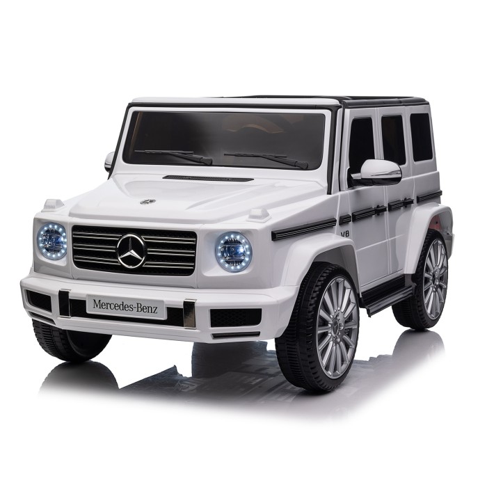 Επαναφορτιζόμενο αυτοκινητάκι Licensed Mercedes Benz G500 Λευκό + μπαταρία 12V/10AH - Kikka Boo Επαναφορτιζόμενο αυτοκινητάκι Licensed Mercedes Benz G500 Λευκό + μπαταρία 12V/10AH - Kikka Boo