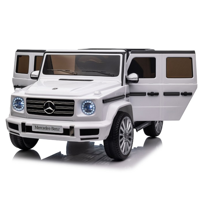 Επαναφορτιζόμενο αυτοκινητάκι Licensed Mercedes Benz G500 Λευκό + μπαταρία 12V/10AH - Kikka Boo Επαναφορτιζόμενο αυτοκινητάκι Licensed Mercedes Benz G500 Λευκό + μπαταρία 12V/10AH - Kikka Boo