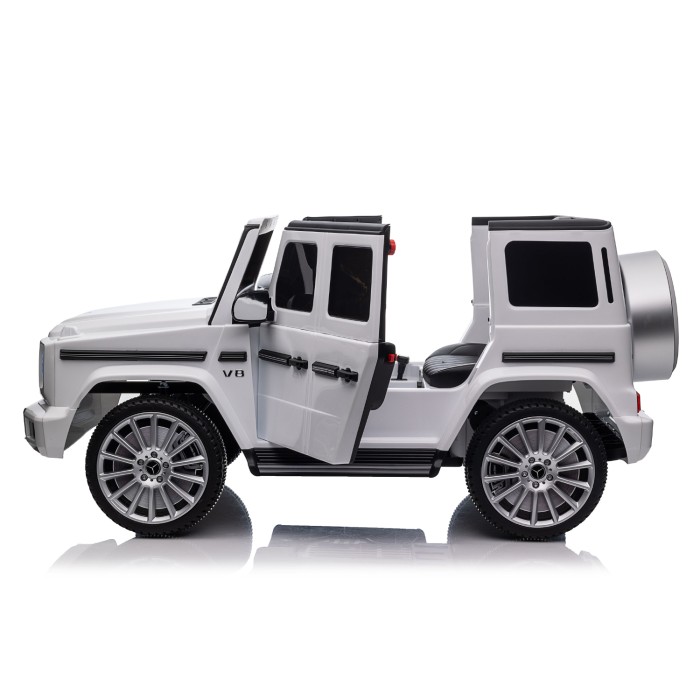 Επαναφορτιζόμενο αυτοκινητάκι Licensed Mercedes Benz G500 Λευκό + μπαταρία 12V/10AH - Kikka Boo Επαναφορτιζόμενο αυτοκινητάκι Licensed Mercedes Benz G500 Λευκό + μπαταρία 12V/10AH - Kikka Boo