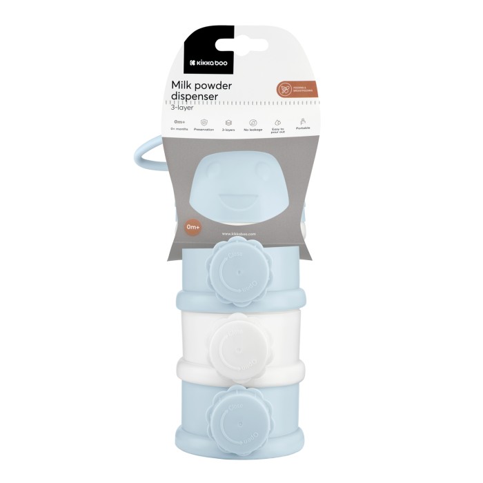 Δοσομετρητής σκόνης γάλακτος 3 επίπεδα μπλε Kikka Boo Δοσομετρητής σκόνης γάλακτος 3 επίπεδα μπλε Kikka Boo