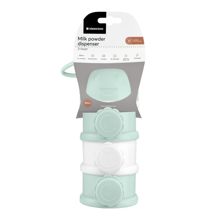 Δοσομετρητής σκόνης γάλακτος 3 επίπεδα μέντα Kikka Boo Δοσομετρητής σκόνης γάλακτος 3 επίπεδα μέντα Kikka Boo