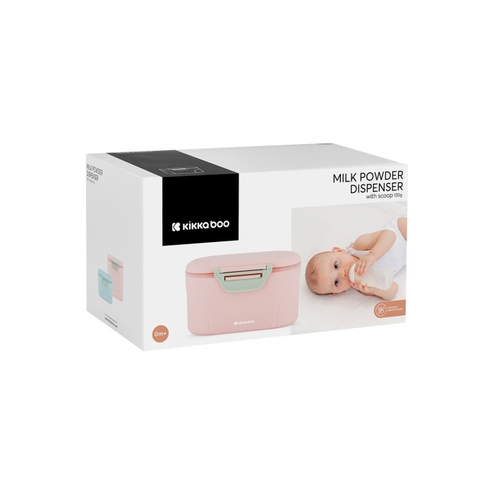 Δοσομετρητής σκόνης γάλακτος με κουτάλι ροζ 130g Kikka Boo Δοσομετρητής σκόνης γάλακτος με κουτάλι ροζ 130g Kikka Boo