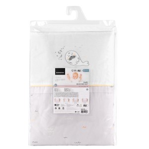 Σετ προίκας για λίκνο 5 τεμ. Seally Me - Kikka Boo Σετ προίκας για λίκνο 5 τεμ. Seally Me - Kikka Boo