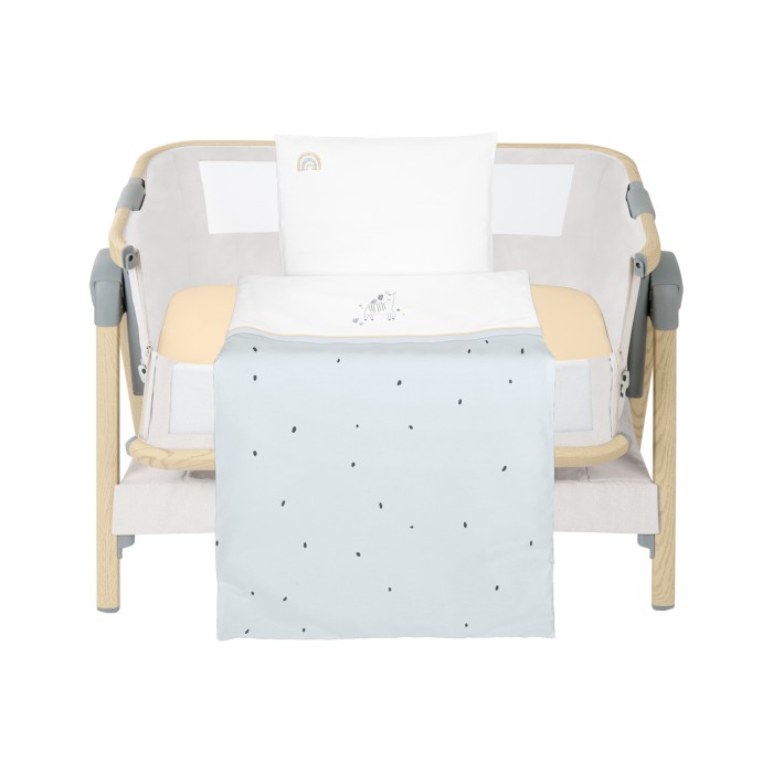 Σετ προίκας για λίκνο 5 τεμ. Stripy Friends - Kikka Boo