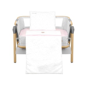 Σετ προίκας για λίκνο 5 τεμ. Dream Big Ροζ - Kikka Boo