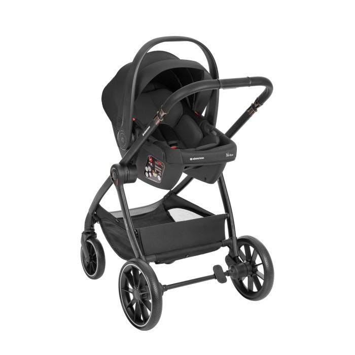 Καρότσι 3σε1 με πορτ-μπεμπέ Modena Μαύρο - Kikka Boo Καρότσι 3σε1 με πορτ-μπεμπέ Modena Μαύρο - Kikka Boo