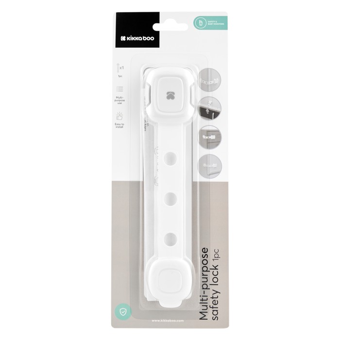 Κλειδαριά Πολλαπλών Χρήσεων 1 τμχ Λευκό Kikka Boo Κλειδαριά Πολλαπλών Χρήσεων 1 τμχ Λευκό Kikka Boo