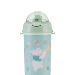 Kikka Boo Παγούρι Με Καλαμάκι Σιλικόνης 450ml Music Fest Mint Kikka Boo Παγούρι Με Καλαμάκι Σιλικόνης 450ml Music Fest Mint