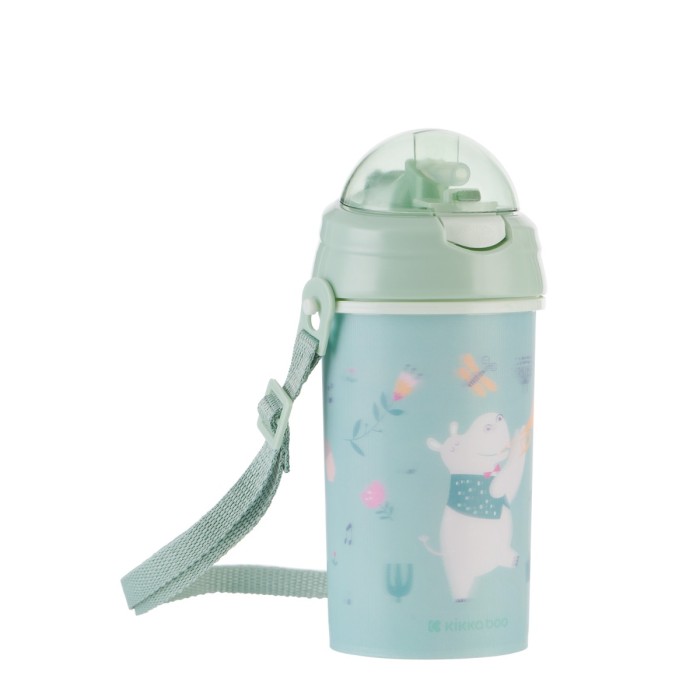 Kikka Boo Παγούρι Με Καλαμάκι Σιλικόνης 450ml Music Fest Mint Kikka Boo Παγούρι Με Καλαμάκι Σιλικόνης 450ml Music Fest Mint