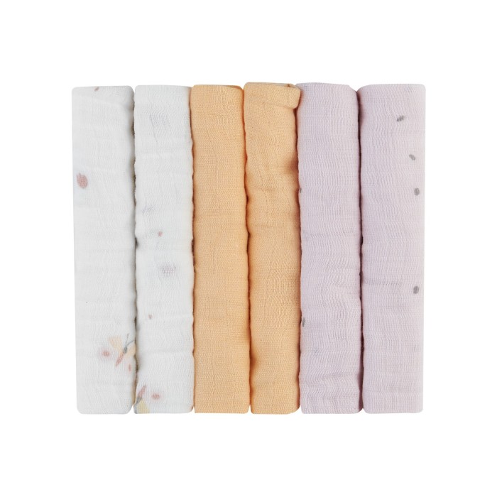 Σετ πανάκια μουσελίνας 6 τεμ. 30x30 εκ. Hedge-hugs - Kikka Boo