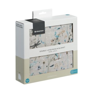 Κουβέρτα μουσελίνα διπλής στρώσης 100x100 εκ. Dreamy Fields Γκρι - Kikka Boo Κουβέρτα μουσελίνα διπλής στρώσης 100x100 εκ. Dreamy Fields Γκρι - Kikka Boo