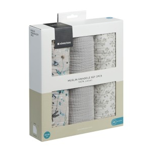 Σετ πάνα αγκαλιάς μουσελίνας 3 τεμ. 100x100 εκ. Dreamy Fields Γ - Kikka Boo Σετ πάνα αγκαλιάς μουσελίνας 3 τεμ. 100x100 εκ. Dreamy Fields Γ - Kikka Boo