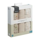 Σετ πάνα αγκαλιάς μουσελίνας 3 τεμ. 100x100 εκ. Secret Garde - Kikka Boo