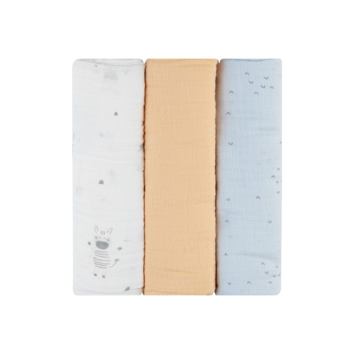 Kikka Boo Πάνες Αγκαλιάς Από Μουσελίνα 100x100εκ. 3τμχ Stripy Friends Kikka Boo Πάνες Αγκαλιάς Από Μουσελίνα 100x100εκ. 3τμχ Stripy Friends