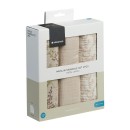 Σετ πάνα αγκαλιάς μουσελίνας 3 τεμ. 75x75 εκ. Secret Garden Μπεζ - Kikka Boo