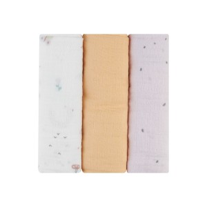 Σετ πάνα αγκαλιάς μουσελίνας 3 τεμ. 75x75 εκ. Hedge-hugs   - Kikka Boo