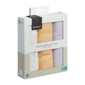 Σετ πάνα αγκαλιάς μουσελίνας 3 τεμ. 75x75 εκ. Seally Me - Kikka Boo Σετ πάνα αγκαλιάς μουσελίνας 3 τεμ. 75x75 εκ. Seally Me - Kikka Boo