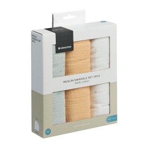 Σετ πάνα αγκαλιάς μουσελίνας 3 τεμ. 75x75 εκ. Sleepy Sheep - Kikka Boo Σετ πάνα αγκαλιάς μουσελίνας 3 τεμ. 75x75 εκ. Sleepy Sheep - Kikka Boo