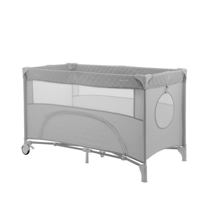 Παρκοκρέβατο 2 επιπέδων Nighty Night Γκρι - Kikka Boo Παρκοκρέβατο 2 επιπέδων Nighty Night Γκρι - Kikka Boo